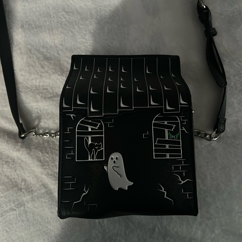 Haunted house Halloween purse